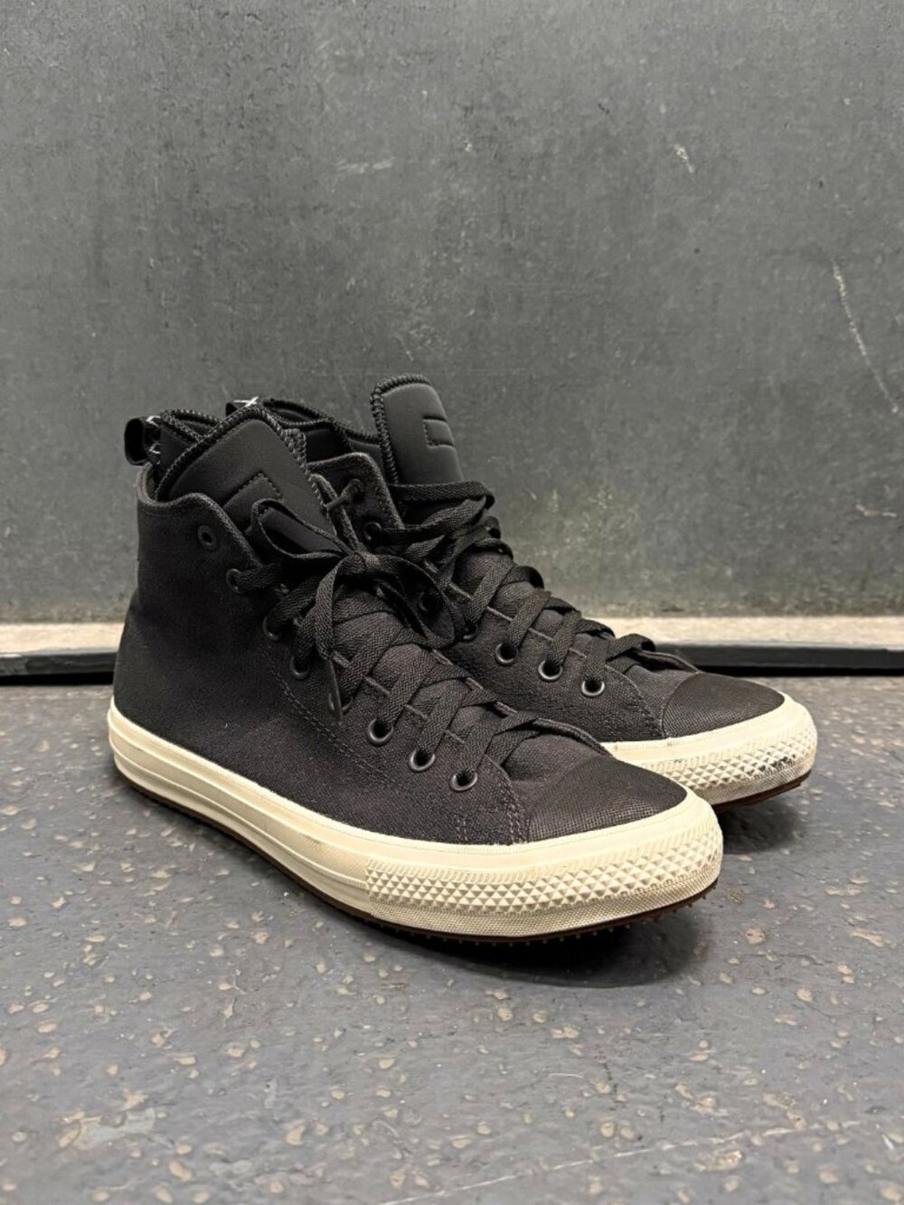 Converse Chuck Taylor II WATERPROOF Sneaker Boot HI Black Grey 153568C Men's 11